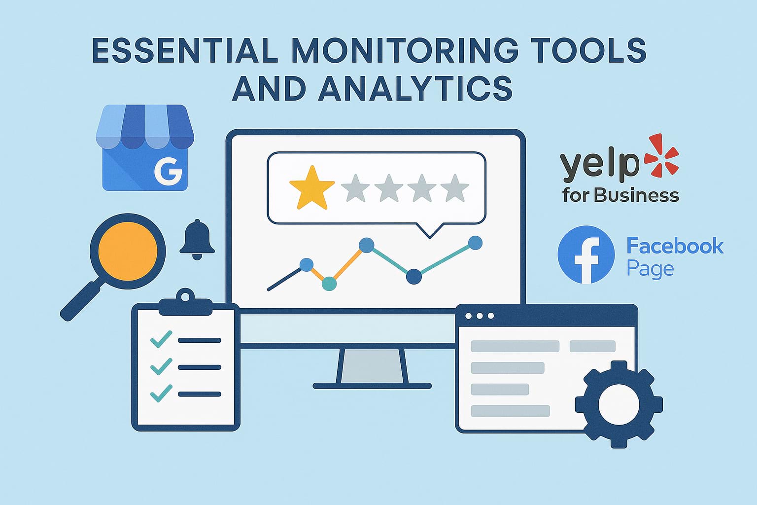 Review tools tracking ratings, sentiment, and trust to grow visibility and conversions.