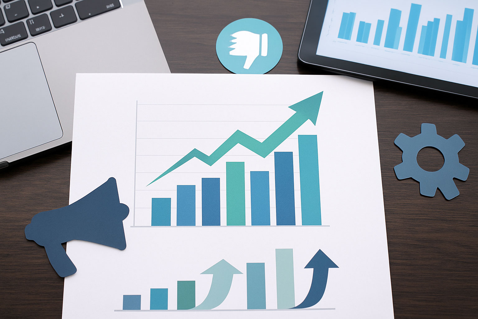 Data dashboard visualization illustrating real-time decision making powered by Sentiment Analysis for customer sentiment insights.