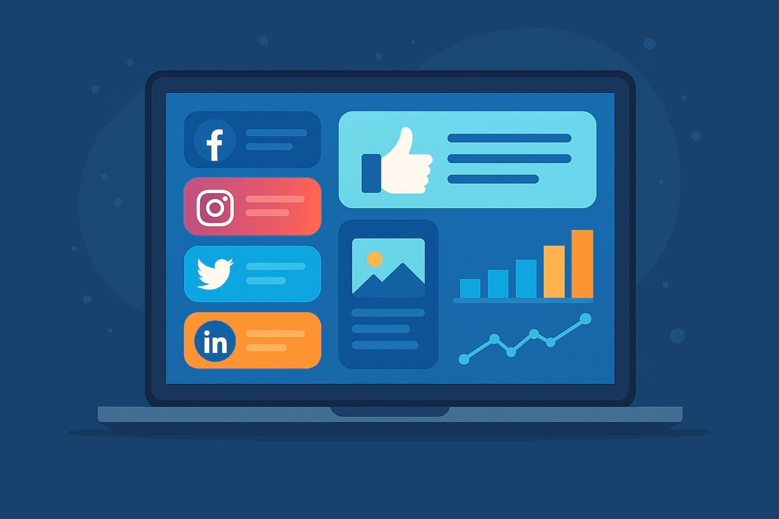 Cost-effective social media management platforms offering content creation, scheduling, and analytics for small businesses.