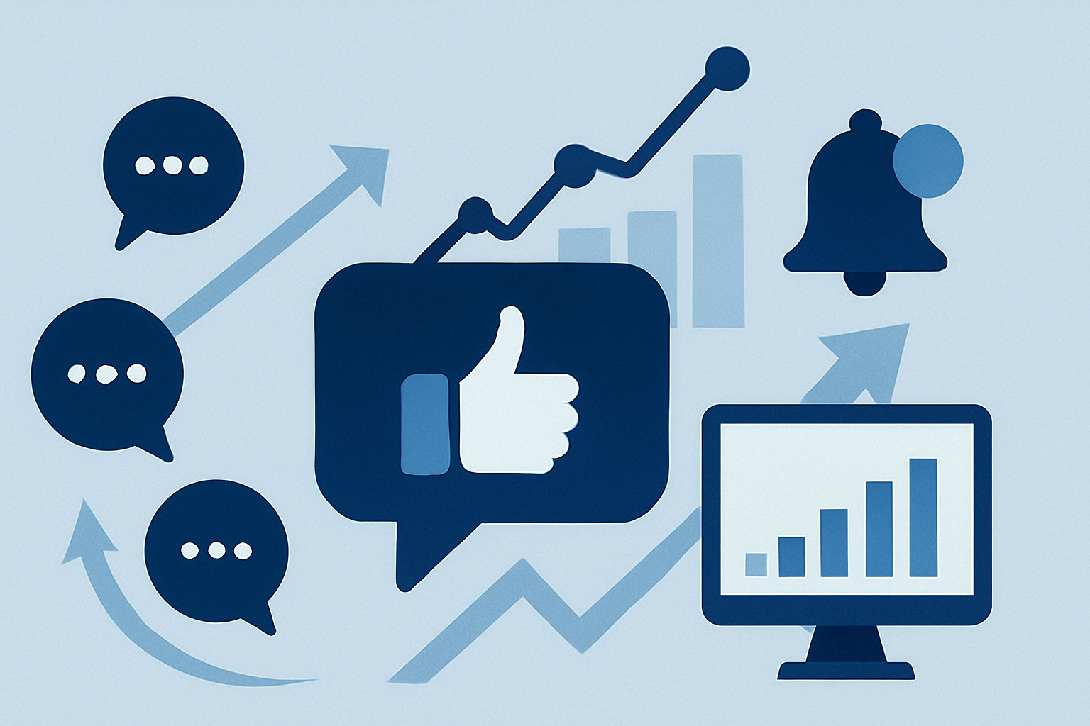 Social media monitoring with Sentiment Analysis delivering real-time insights from customer conversations across online platforms.