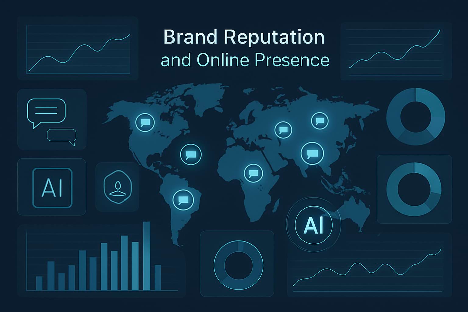 Brand reputation data visualization