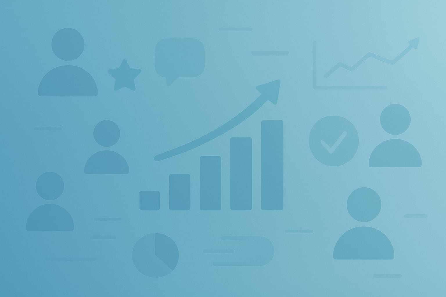 Talent attraction benefits illustrated through abstract corporate icons and upward-moving visuals.