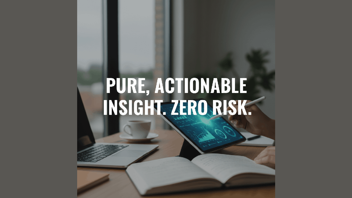 Professional reputation analysis process showing audit, competitor benchmarking, findings review, and actionable plan