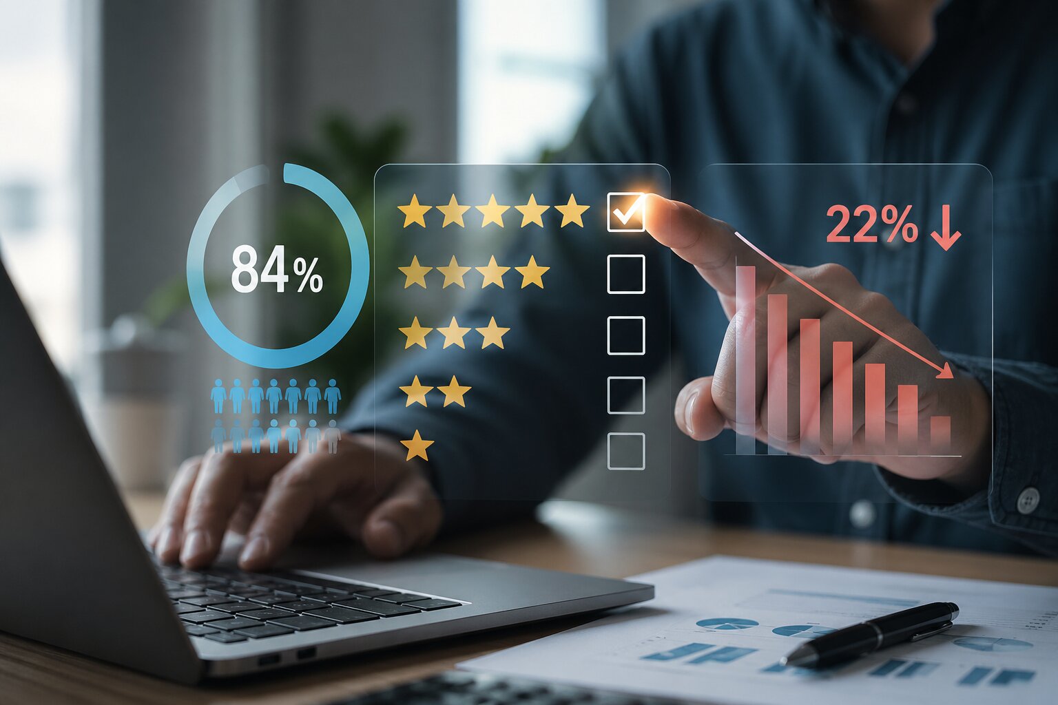 Online reputation directly impacts consumer trust, brand image, and business revenue.