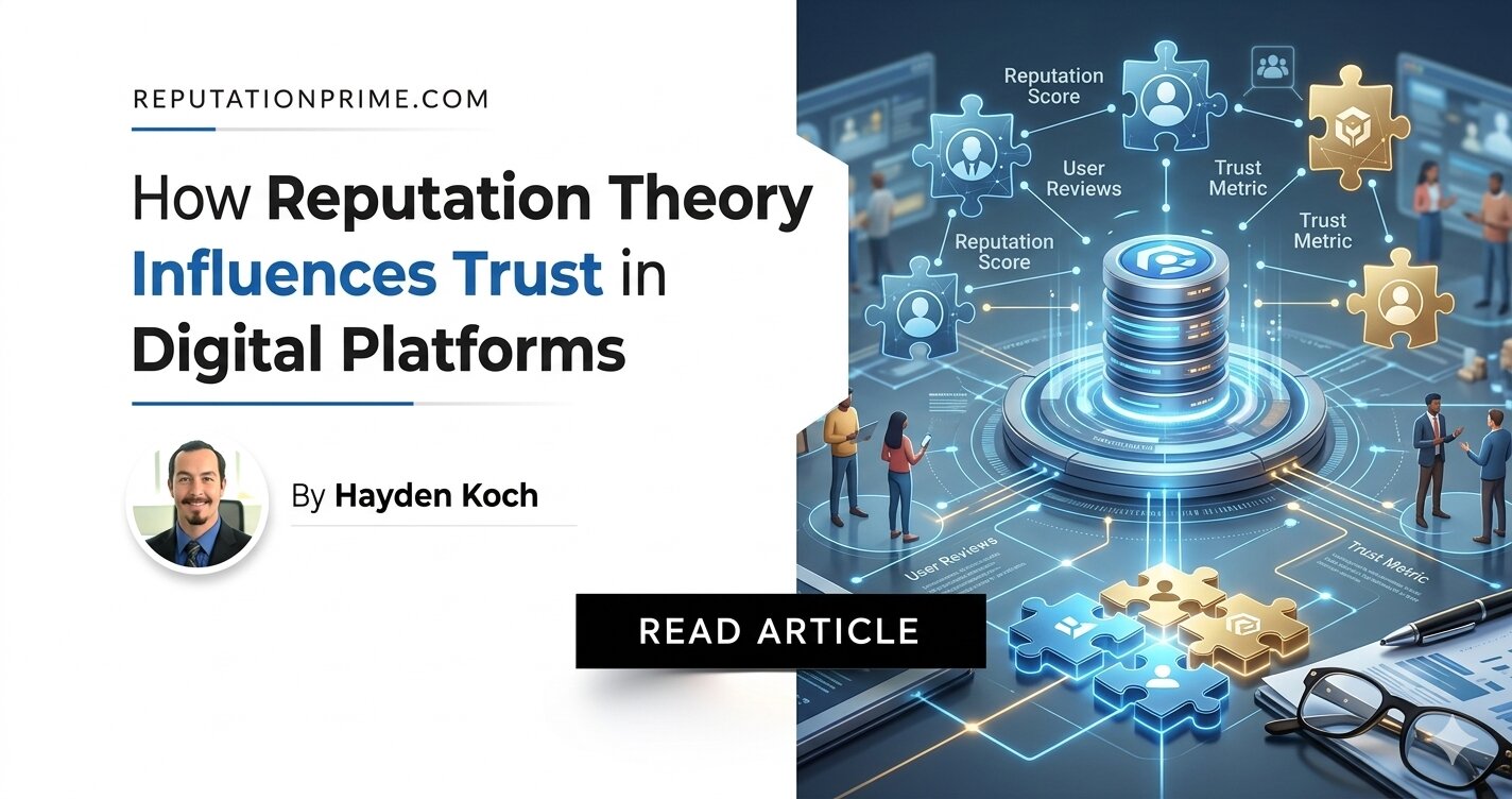 How Reputation Theory Influences Trust in Digital Platforms