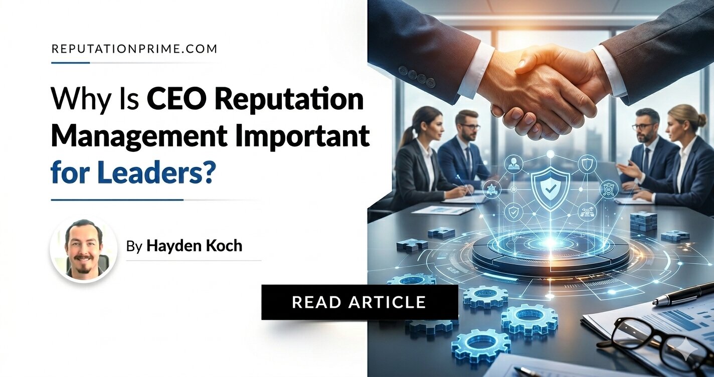 Why Is CEO Reputation Management Important for Leaders?