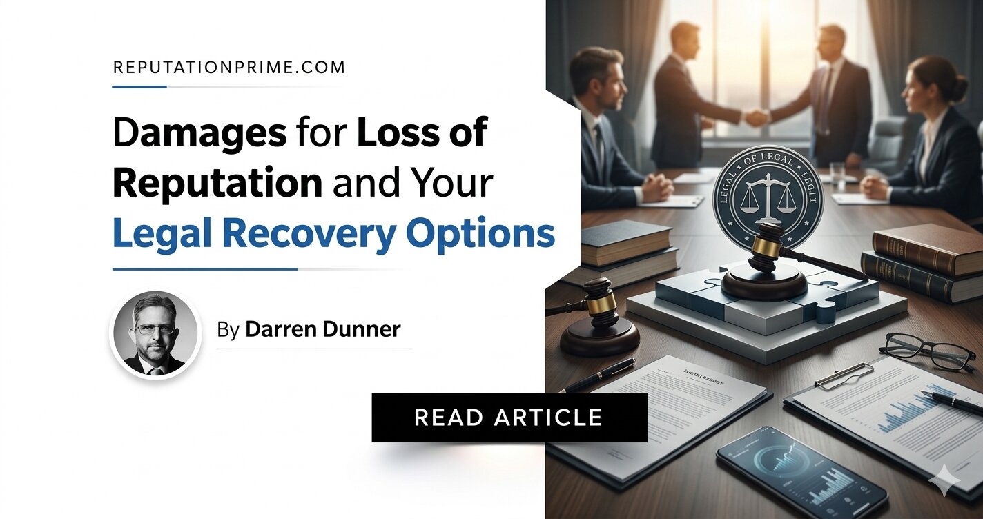 Damages for Loss of Reputation and Your Legal Recovery Options
