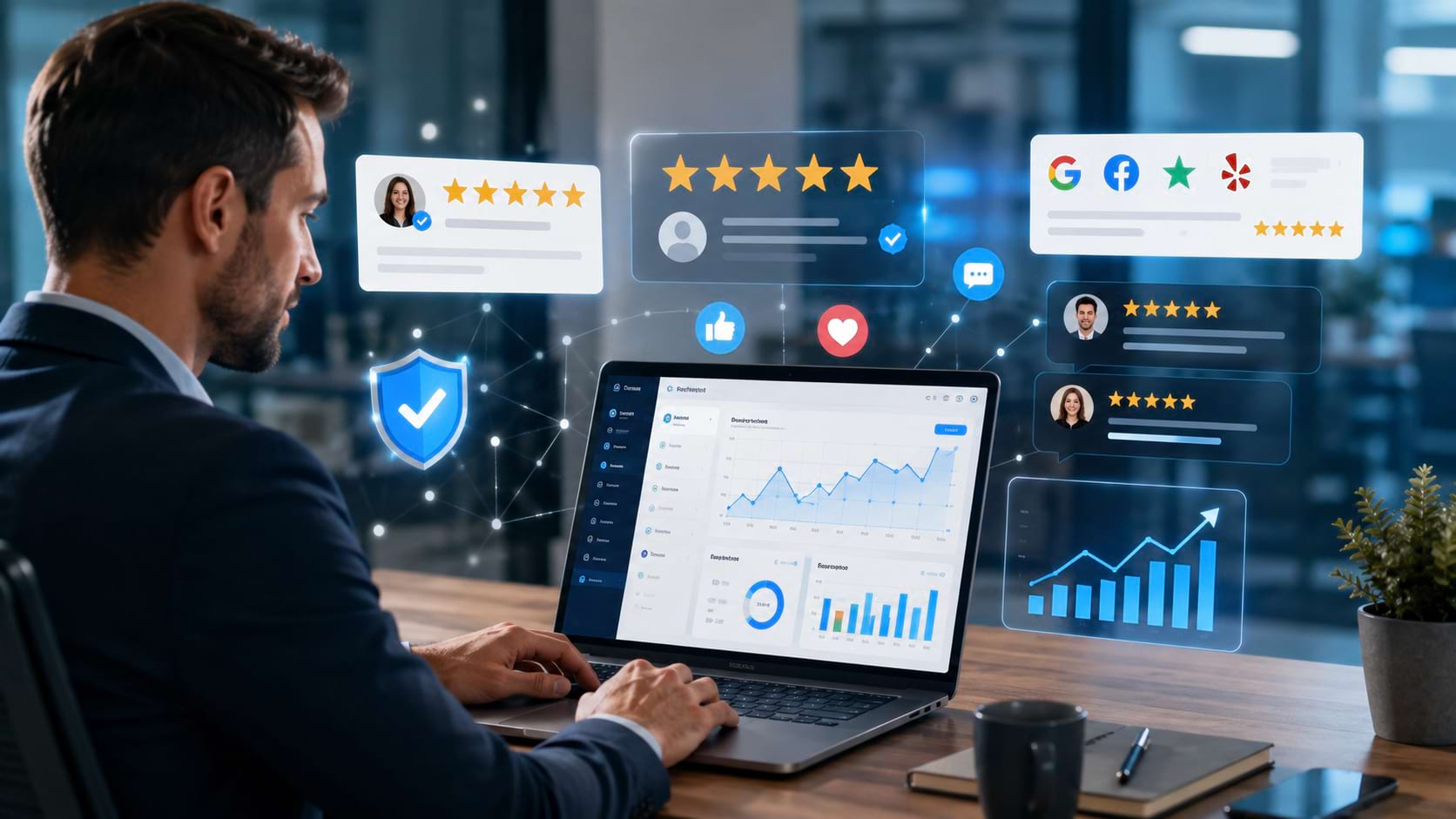 Online reputation management strengthens brand image, customer satisfaction, trust, and business growth across digital channels.