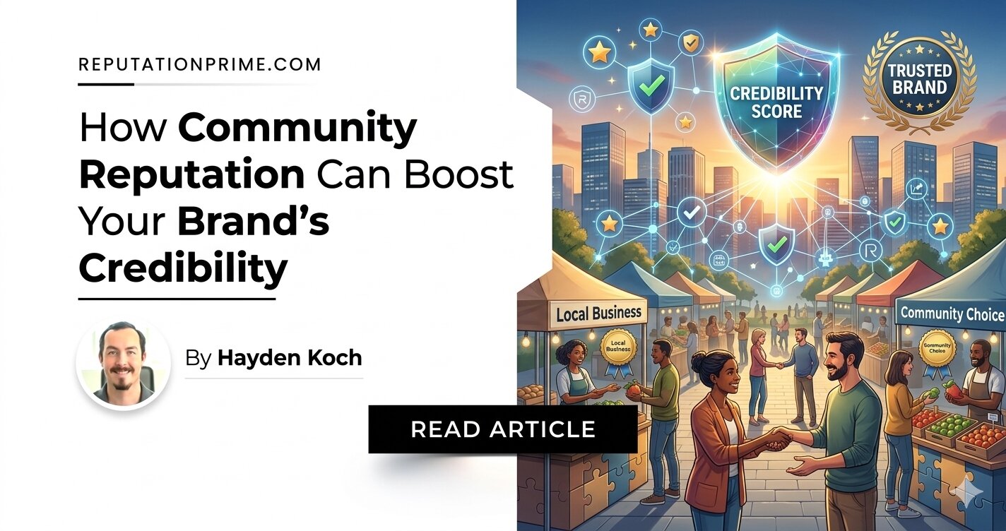 How Community Reputation Can Boost Your Brand’s Credibility
