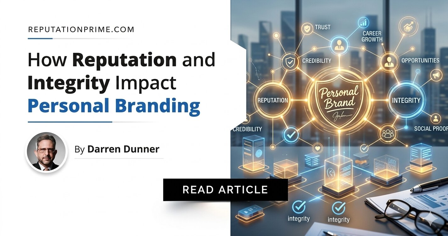 How Reputation and Integrity Impact Personal Branding