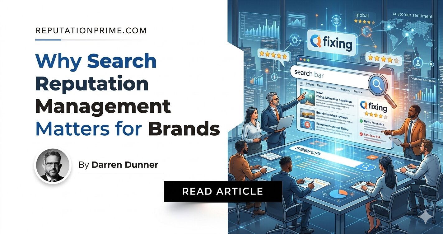 Why Search Reputation Management Matters for Brands