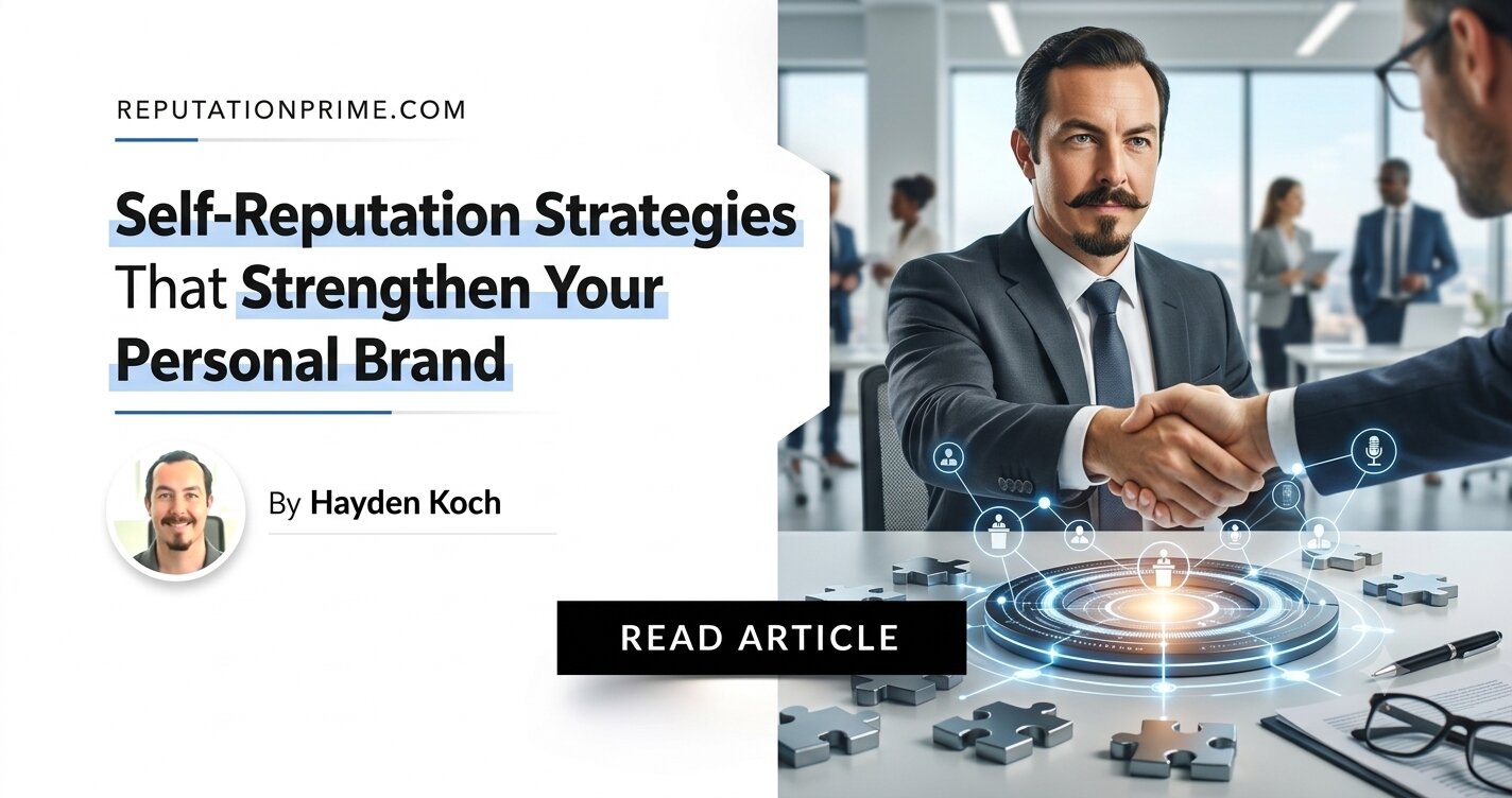 Self-Reputation Strategies That Strengthen Your Personal Brand
