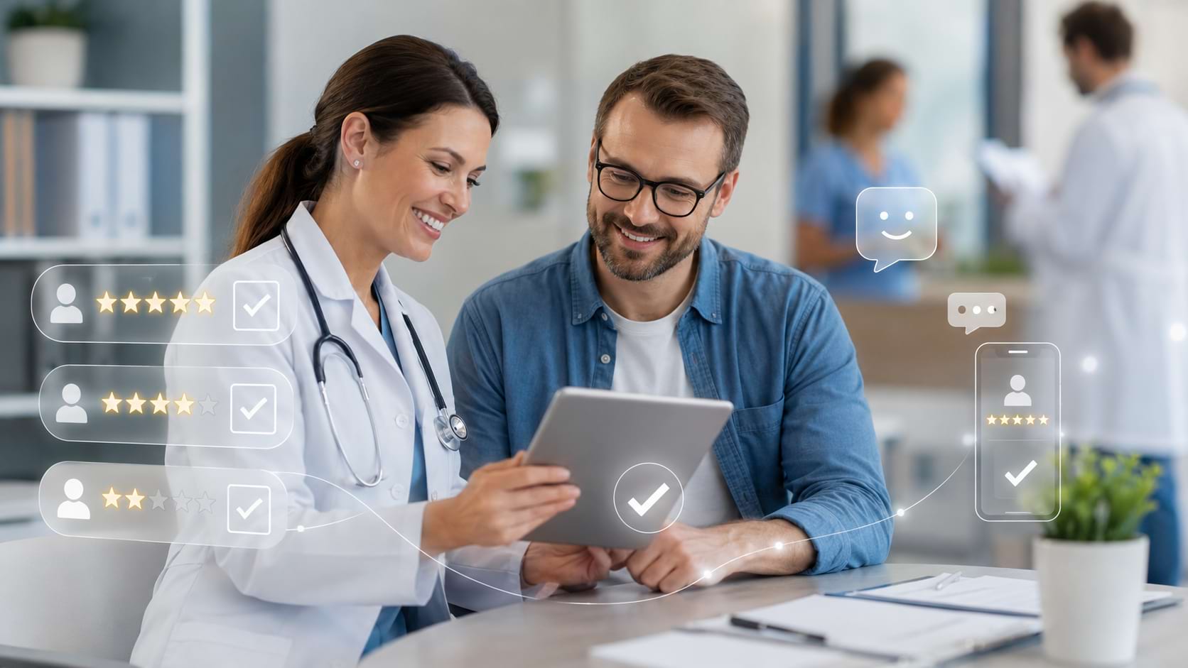 Patient reviews strengthen healthcare credibility by improving satisfaction, building trust, and increasing positive reviews. Patient reviews strengthen healthcare credibility by improving satisfaction, building trust, and increasing positive reviews.