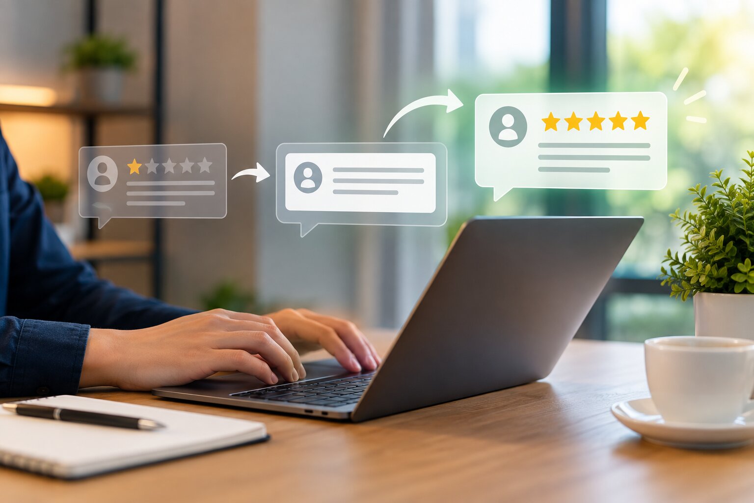 Responding to negative reviews to improve customer satisfaction and online credibility