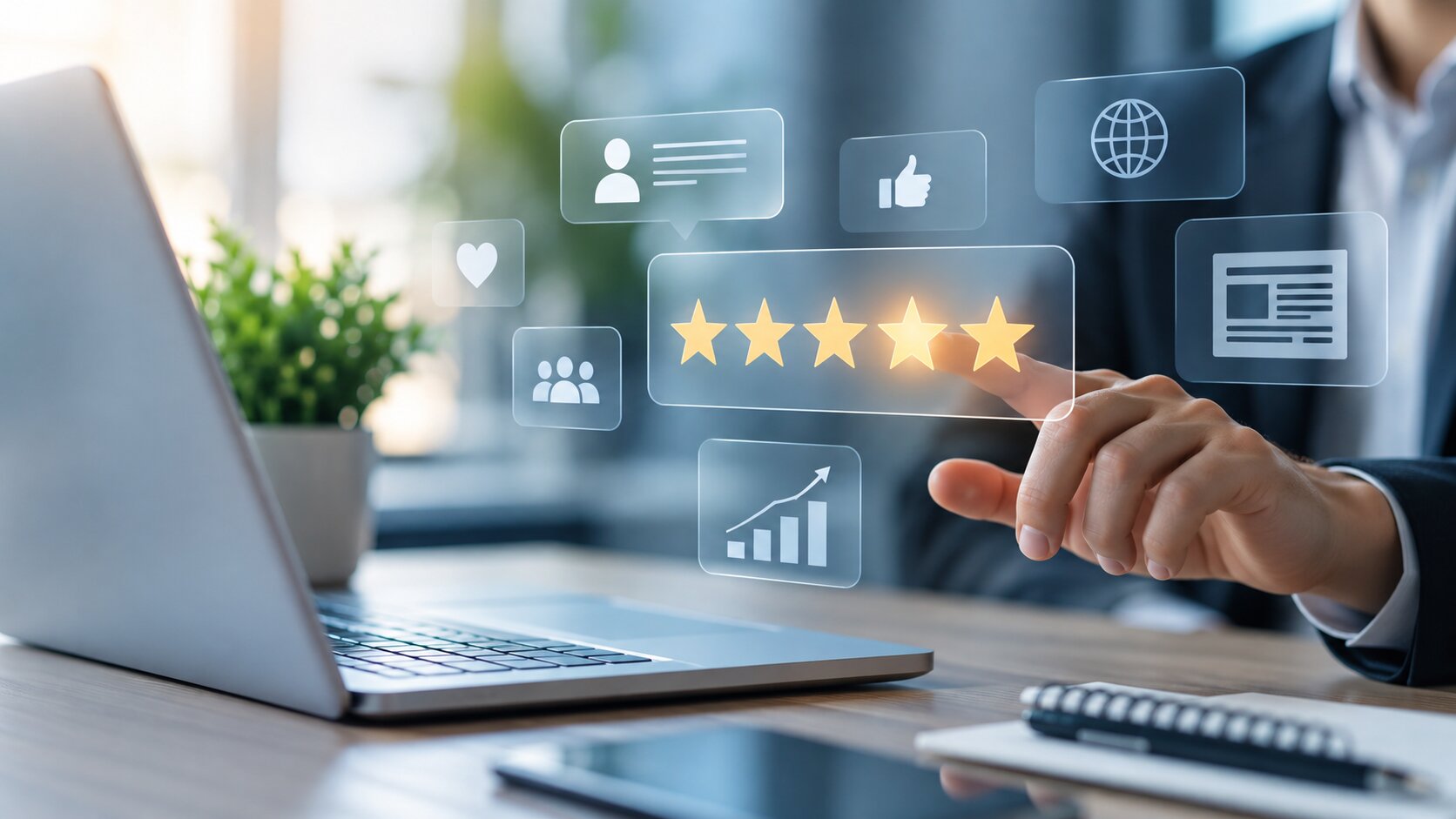 Online reputation shaping customer trust and brand perception
