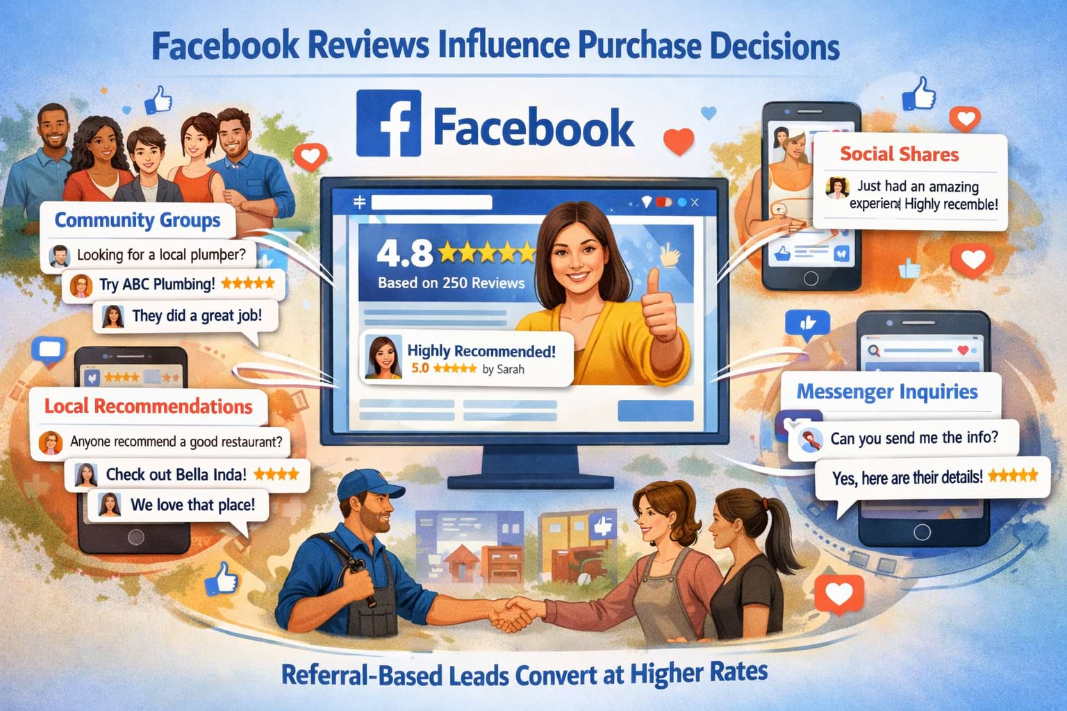 Facebook reviews build social proof and influence purchase decisions through community engagement. Facebook reviews build social proof and influence purchase decisions through community engagement.