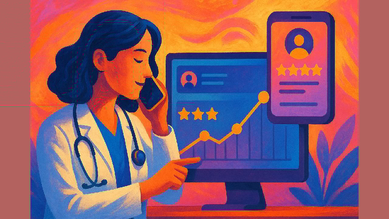 Improving online reputation metrics increases patient calls, trust, and clinic growth.