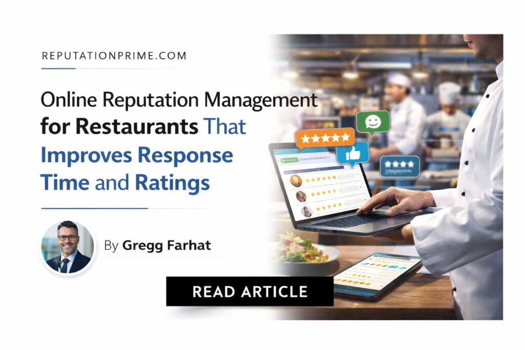 Online Reputation Management for Restaurants That Improves Response Time and Ratings