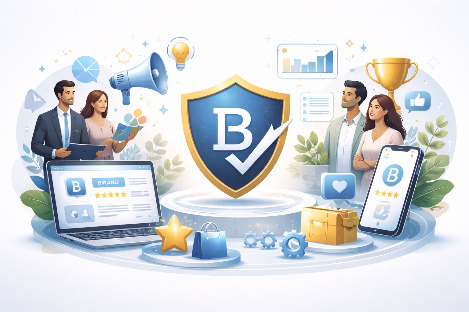 Brand image shapes public perception, trust, and customer loyalty through consistent messaging.