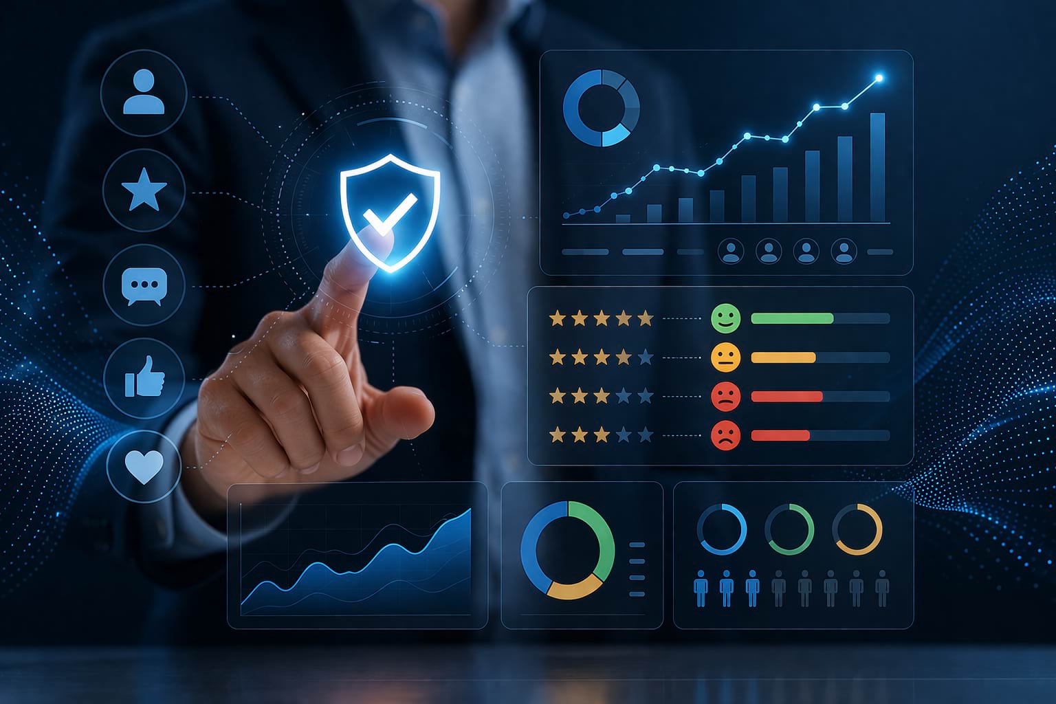 Effective reputation management builds trust through monitoring, responding, and customer engagement. Effective reputation management builds trust through monitoring, responding, and customer engagement.