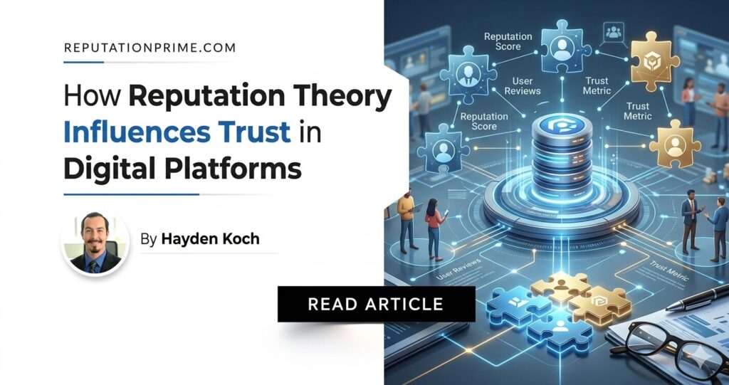 How Reputation Theory Influences Trust in Digital Platforms