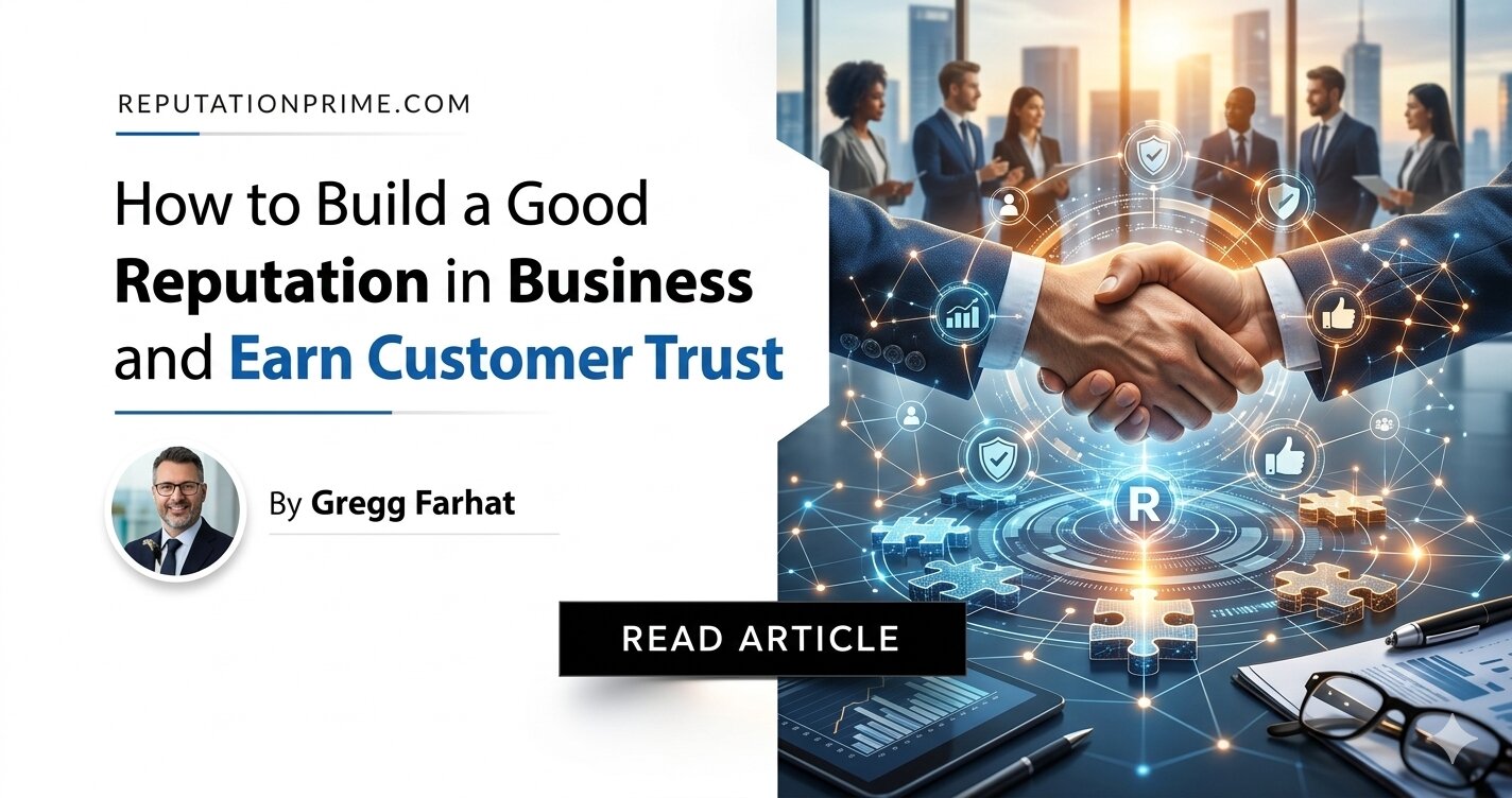 how to build a good reputation in business and earn customer trust