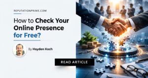 how to check your online presence for free