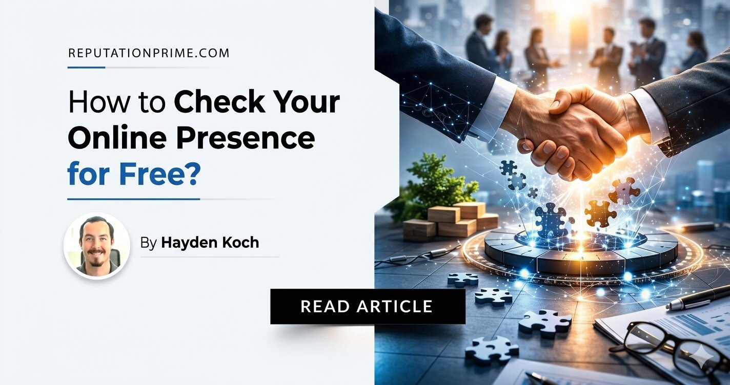 how to check your online presence for free