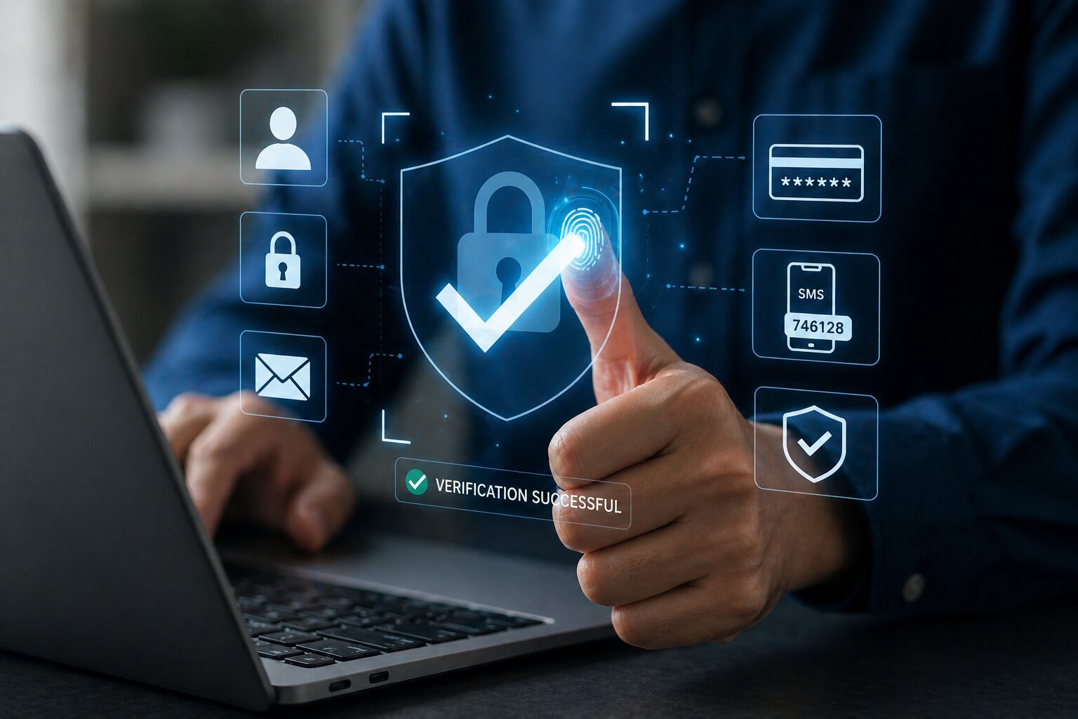 Security verification builds digital trust by protecting user data and confirming identities.
