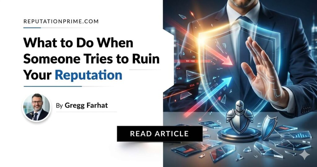 What to Do When Someone Tries to Ruin Your Reputation
