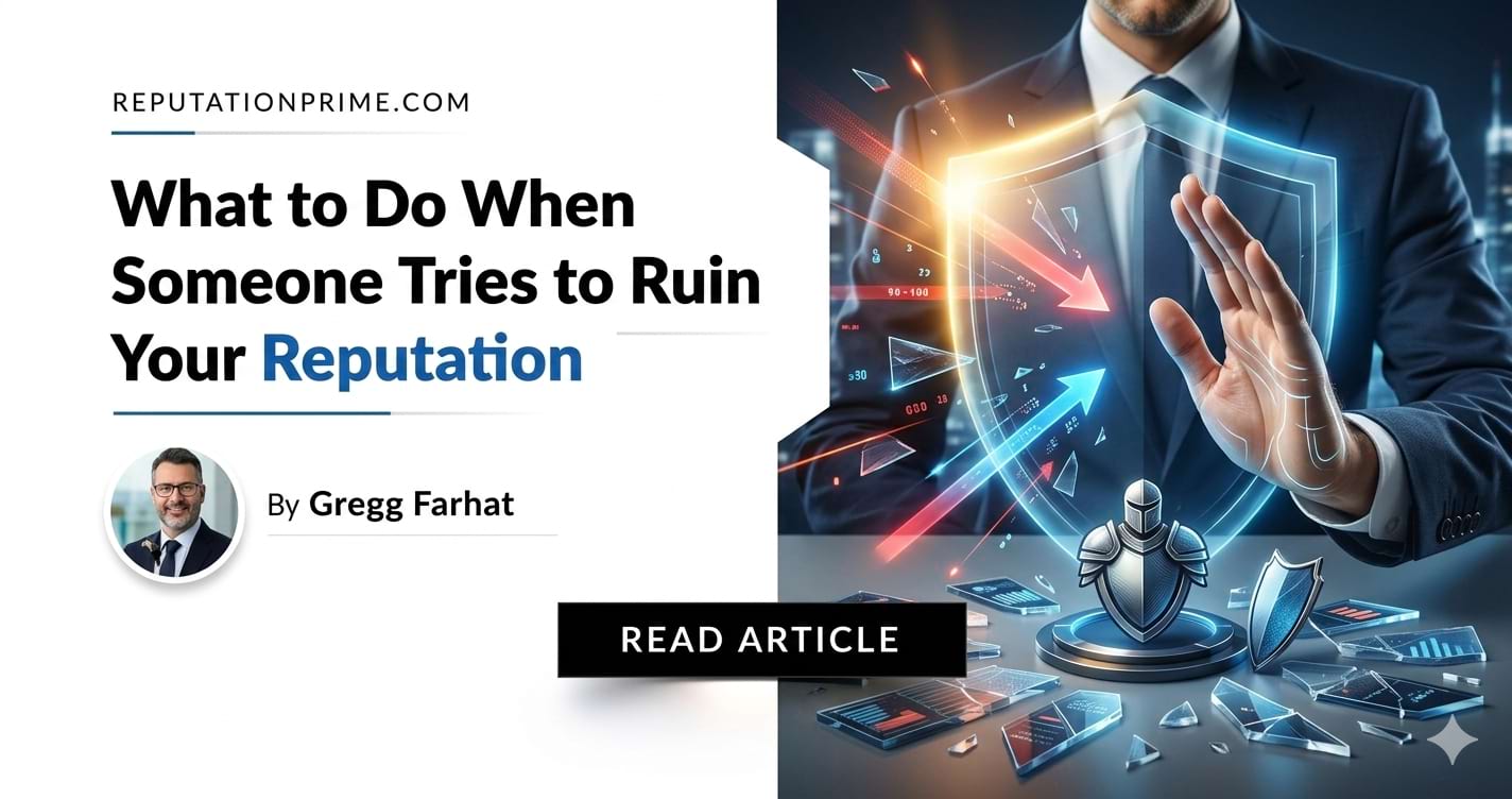 what to do when someone tries to ruin your reputation
