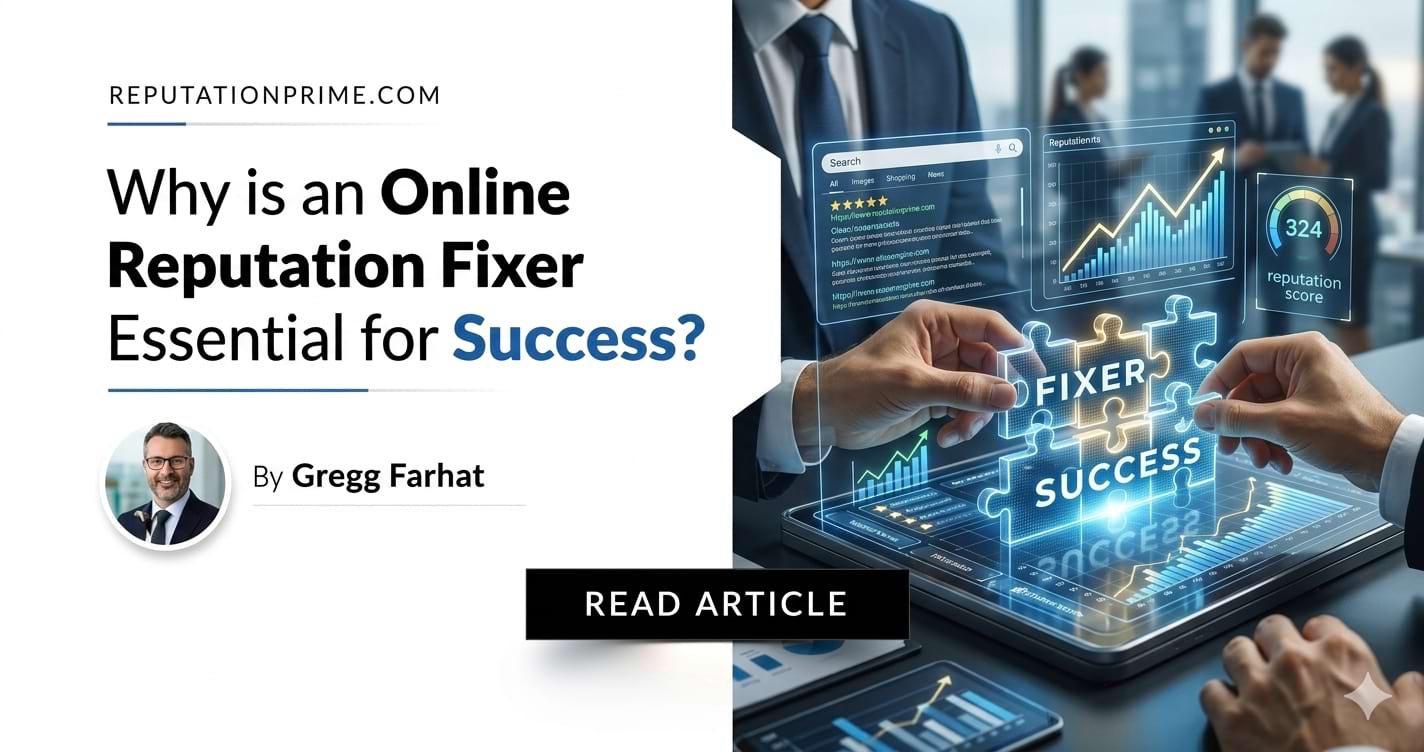 why an online reputation fixer is essential for success