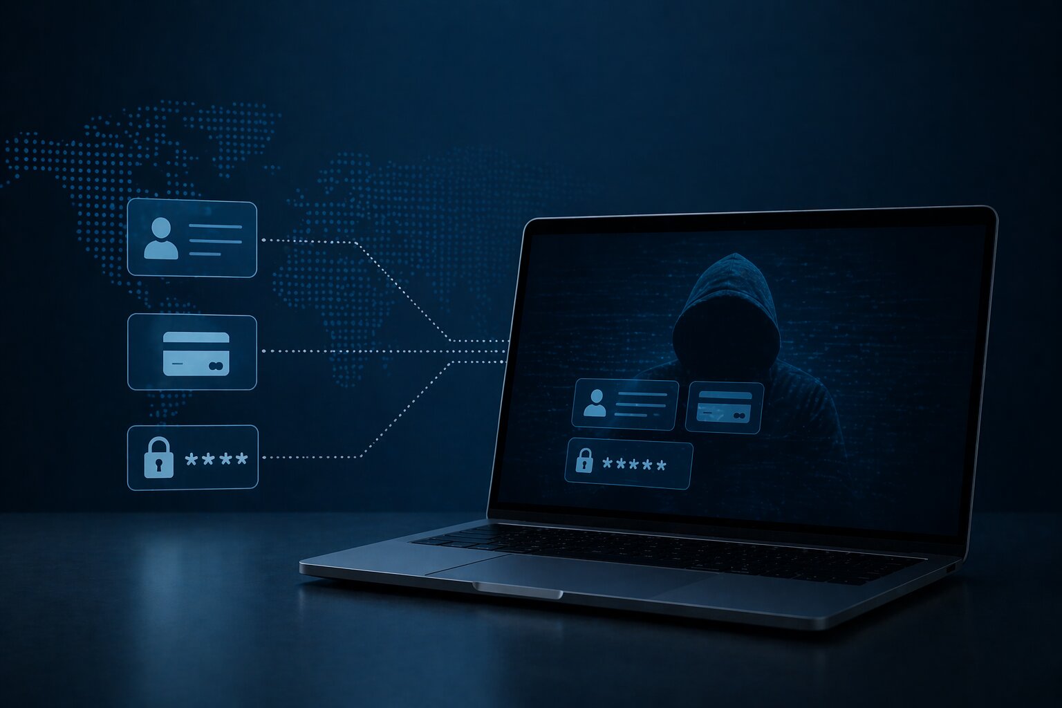 Dark web monitoring helps detect stolen personal data and prevent identity theft and fraud.