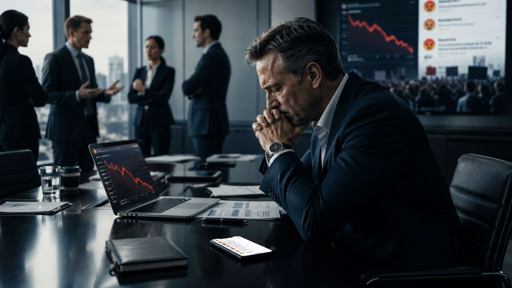 Reputational damage from unethical behavior causing financial loss and public distrust