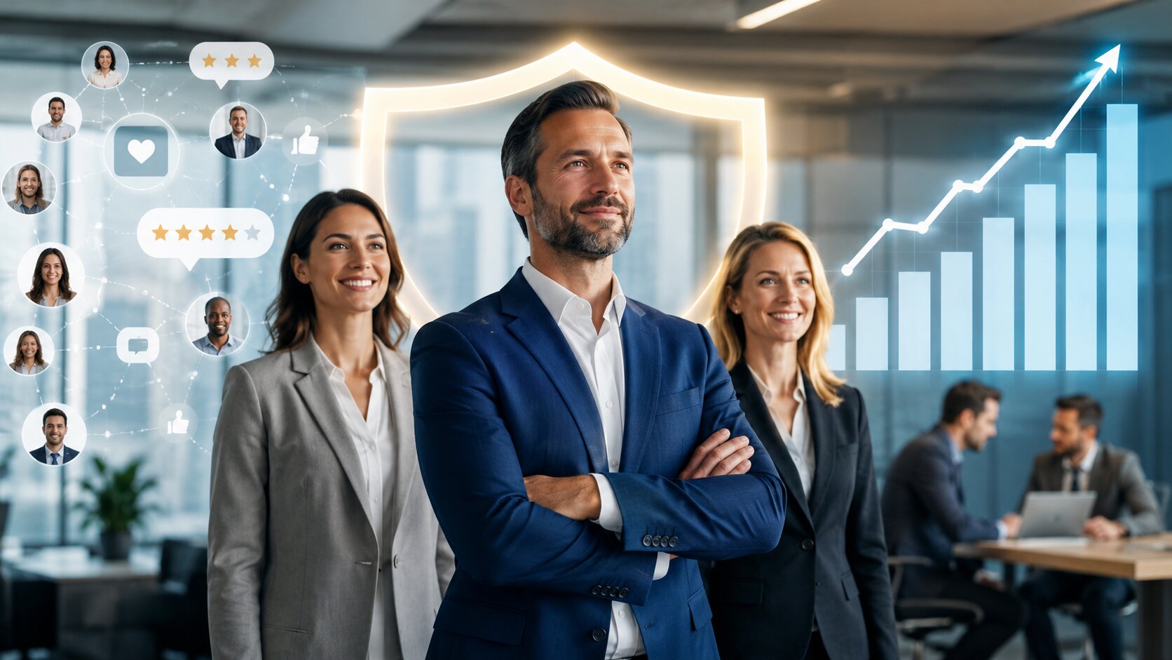 Strong reputation can increase business value, consumer loyalty, brand equity, and trust while reducing reputational risk. Strong reputation can increase business value, consumer loyalty, brand equity, and trust while reducing reputational risk.