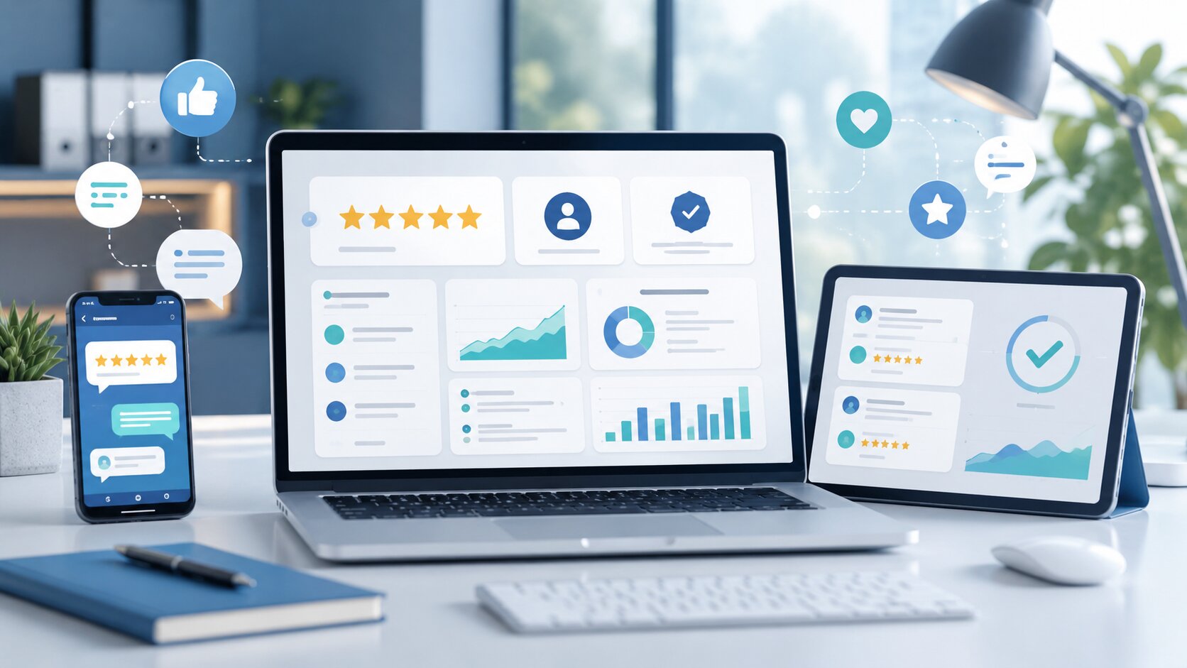 Good reputation grows through excellent customer service, social listening, thoughtful responses, and consistent customer engagement. Good reputation grows through excellent customer service, social listening, thoughtful responses, and consistent customer engagement.