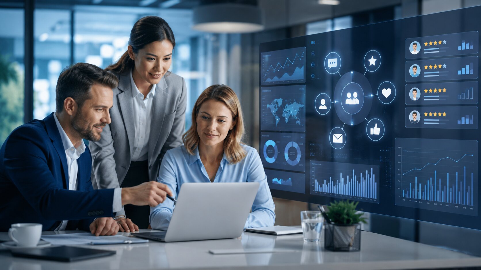 Reputation management tools track reviews, online mentions, customer feedback, and social media sentiment for faster brand protection. Reputation management tools track reviews, online mentions, customer feedback, and social media sentiment for faster brand protection.