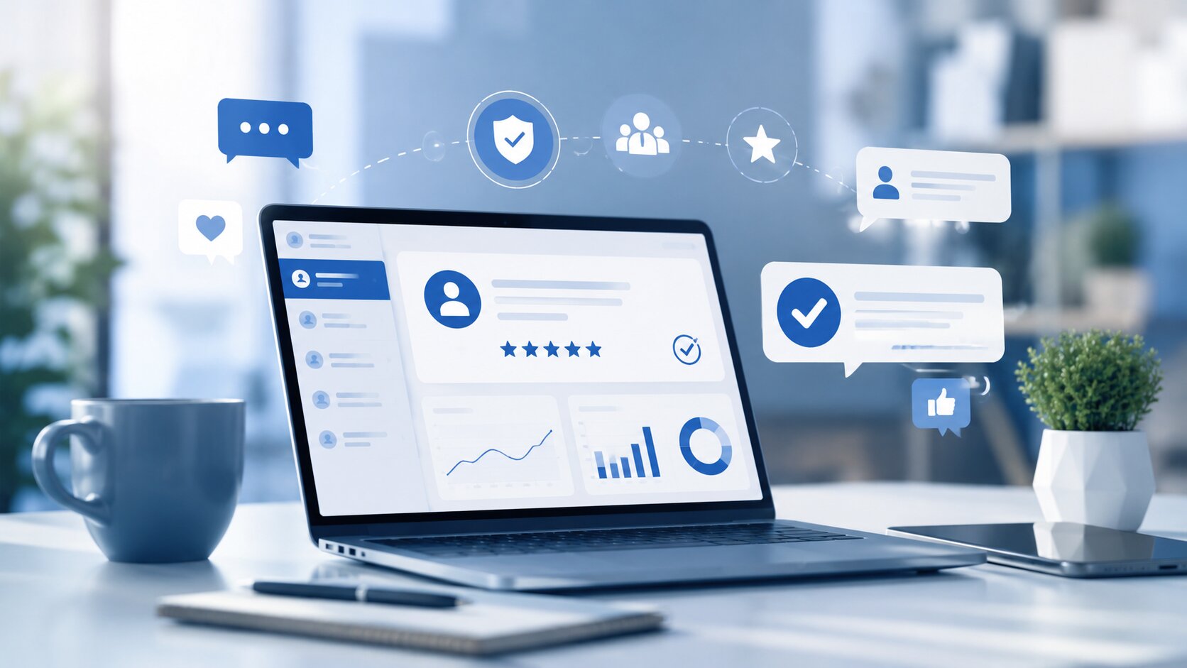 Digital reputation management builds customer loyalty, strengthens brand trust, and improves local online visibility. Digital reputation management builds customer loyalty, strengthens brand trust, and improves local online visibility.