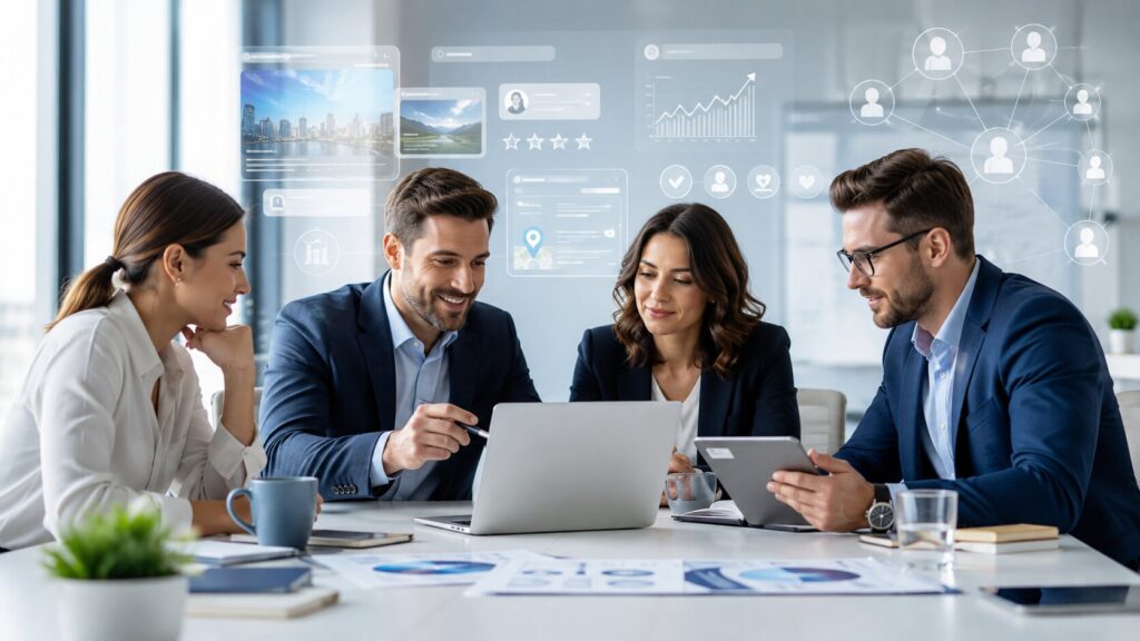 Reputation management needs may include suppression, reviews, content development, executive branding, local SEO, and media support.